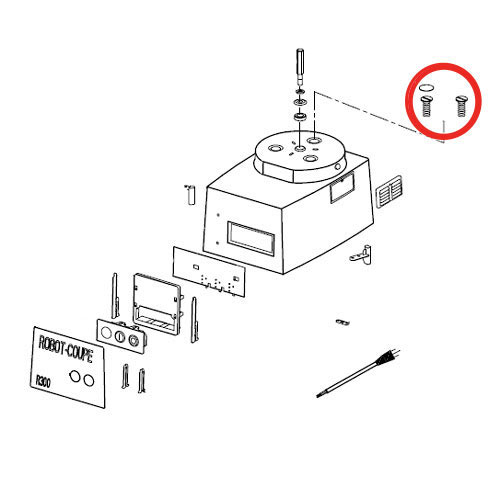 (C) Motor Support Screw R300 S