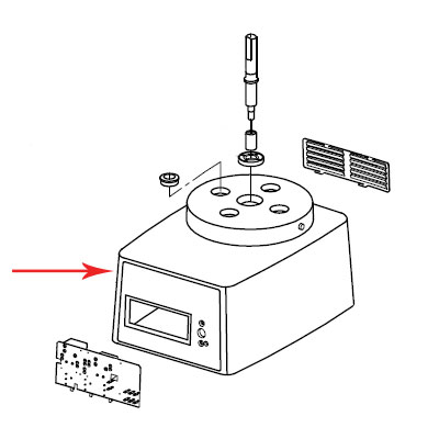 (G) Motor Support Assy (Blixer