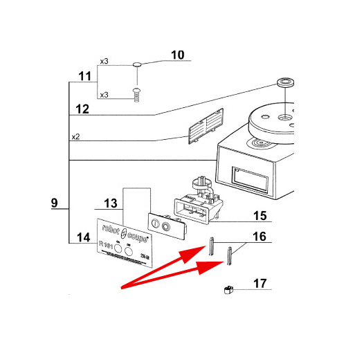 Panel Key Assy (Blixer2)