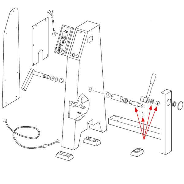 (Ga) Front Tilting Pivot Assy