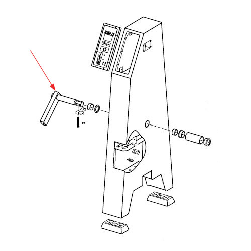 (Ha) Back Tilting Pivot Assy R