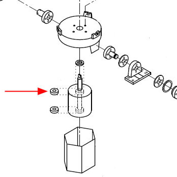 Top Bearing(310 Non-Cont)