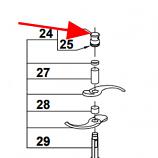 Blade Locking Nut with Plastic Washer