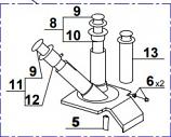 Straight Bias Cut Feed Head (C