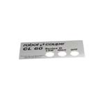 (Q) Front Data Plate Cl60D